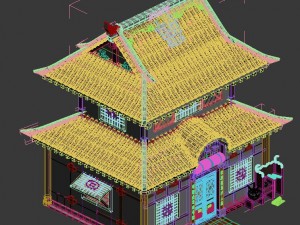 gang building - house 3D Model