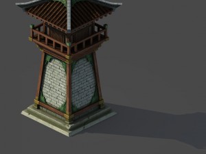 gang building - tower Modelo 3D