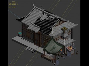 gang building - blacksmith shop Modelo 3D