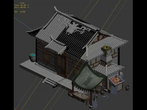 gang building - blacksmith shop 3D Model
