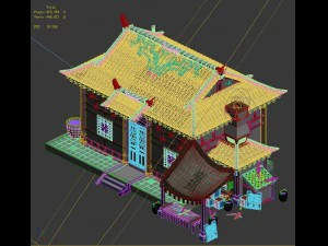 gang building - blacksmith shop 3D Model