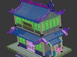 gang - building institute 3D 모델