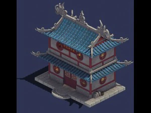 gang - building institute 3D Model