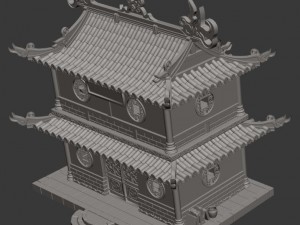 gang - building institute Modèle 3D