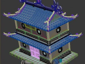 gang - building institute 3D Model