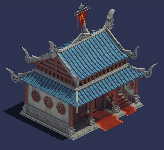 gang - house 01 Modelo 3D .c4d .max .obj .3ds .fbx .stl .blend