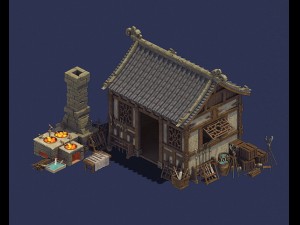gang - blacksmith shop 01 Modelo 3D