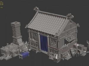 gang - blacksmith shop 01 3Dモデル