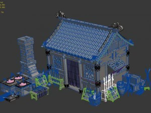 gang - blacksmith shop 01 3D Model