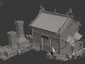 gang - blacksmith shop 02 3D Model