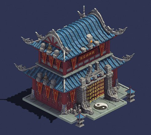 gang - tactical institute Model 3D .c4d .max .obj .3ds .fbx .stl .blend 