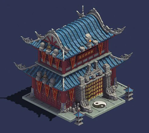gang - tactical institute 3D Model .c4d .max .obj .3ds .fbx .stl .blend