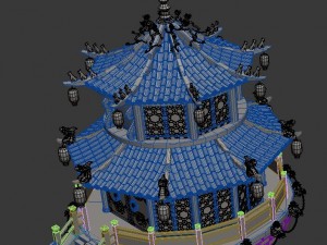 gang center - building 01 3D Model