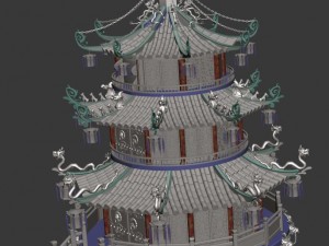 gang center - building 02 3D 模型