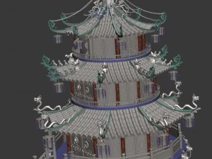 gang center - building 02 3D Model