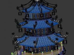 gang center - building 02 3D Model