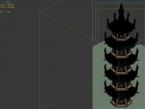 game model - bi la city - royal palace tower Modelo 3D
