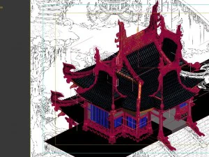 game model - bi la city - the palace palace 3D Model
