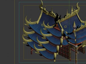 game model - bi la city - royal palace 02 3D Модель