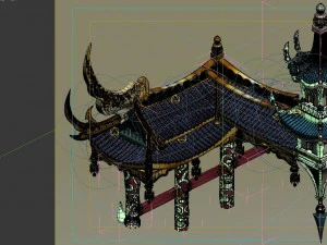 game model - bi la city - royal palace part 3D Model