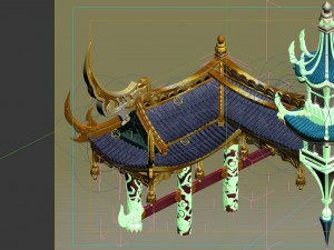 game model - bi la city - royal palace part 3D Модель