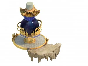 गेम मॉडल - बी ला सिटी - रॉयल पैलेस आंशिक 02 3D मॉडल