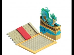 game model - bi la city - royal palace in front of 3D Model