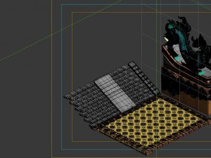 game model - bi la city - royal palace in front of 3D Модель