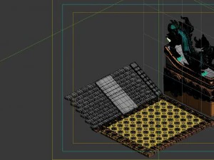 game model - bi la city - royal palace in front of 3D Model
