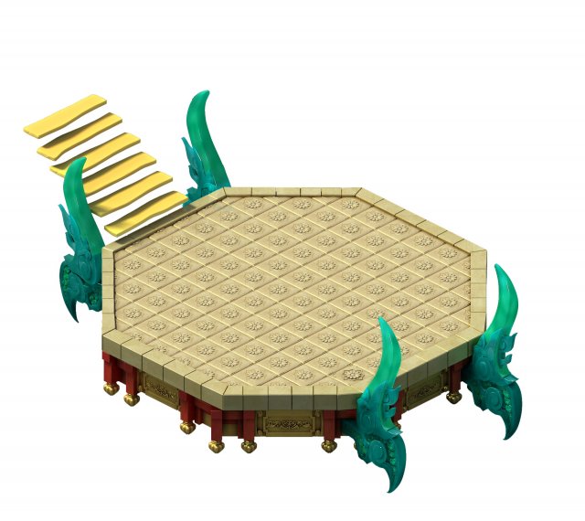game model - bi la city - the palace steps Modèle 3D .c4d .max .obj .3ds .fbx .stl .blend 