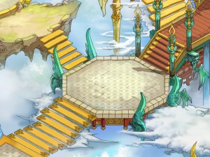 game model - bi la city - the palace steps Modèle 3D