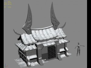 ice and snow - architecture 01 3D Model