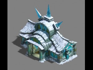 ice and snow - architecture 02 Modèle 3D