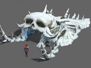 ice and snow - snow strange nest 3D Model