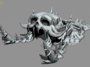 ice and snow - snow strange nest 3D मॉडल