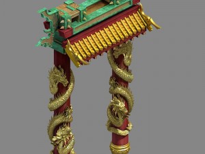 soldier - door dignified decoration 3D मॉडल