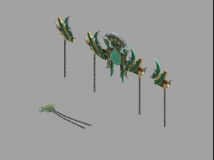 soldier - door dignified decoration 3D Model