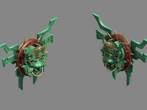 soldier - door dignified decoration 3D Model