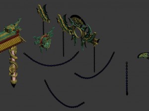 soldier - door dignified decoration 3D Model