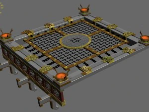 soldier - quartet platform 3D Model