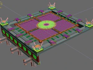 soldier - quartet platform 3D Model