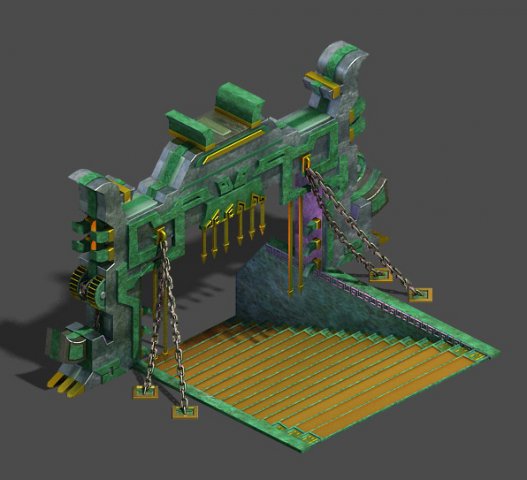 soldiers - solemn doorstairs 3D 모델 .c4d .max .obj .3ds .fbx .stl .blend 