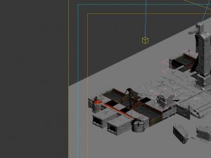 horde - broken stone platform 3D Model