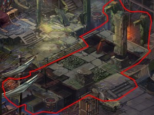 horde - broken stone platform 3D Model