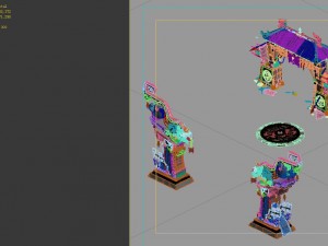 tribal gate - guardian of animals - transmission p 3D Model