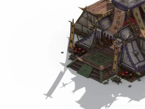 tribe - big tent 3D Model