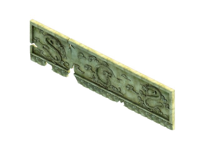 residual stone carvings - dragon 3D 模型 .c4d .max .obj .3ds .fbx .stl .blend 