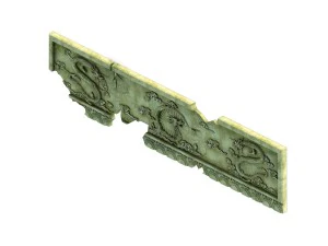 अवशिष्ट पत्थर की नक्काशी - ड्रैगन 02 3D मॉडल