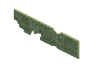 residual stone carvings - dragon 02 Model 3D