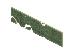 the old stone carvings - dragon 03 Modelo 3D